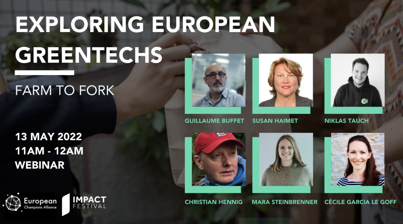 FARM TO FORK webinar - Exploring European Greentechs