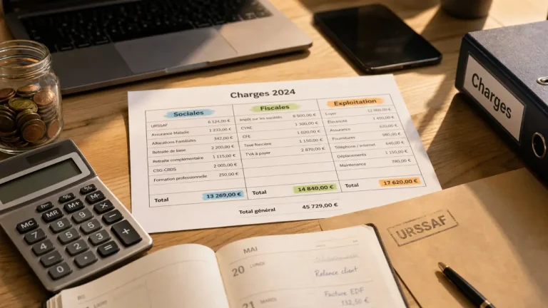 Charge d une entreprise individuelle : cotisations N-1 et régularisation URSSAF