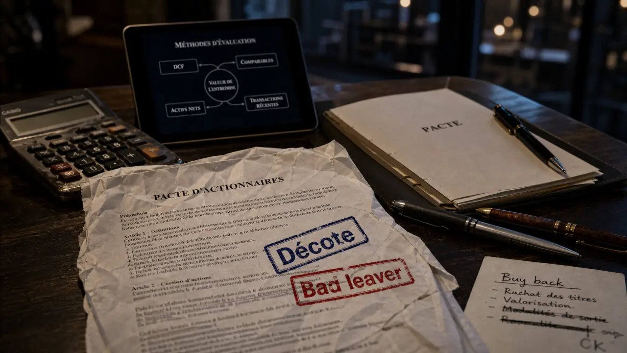 Clause de bad leaver : décote et départ fautif sur contrat