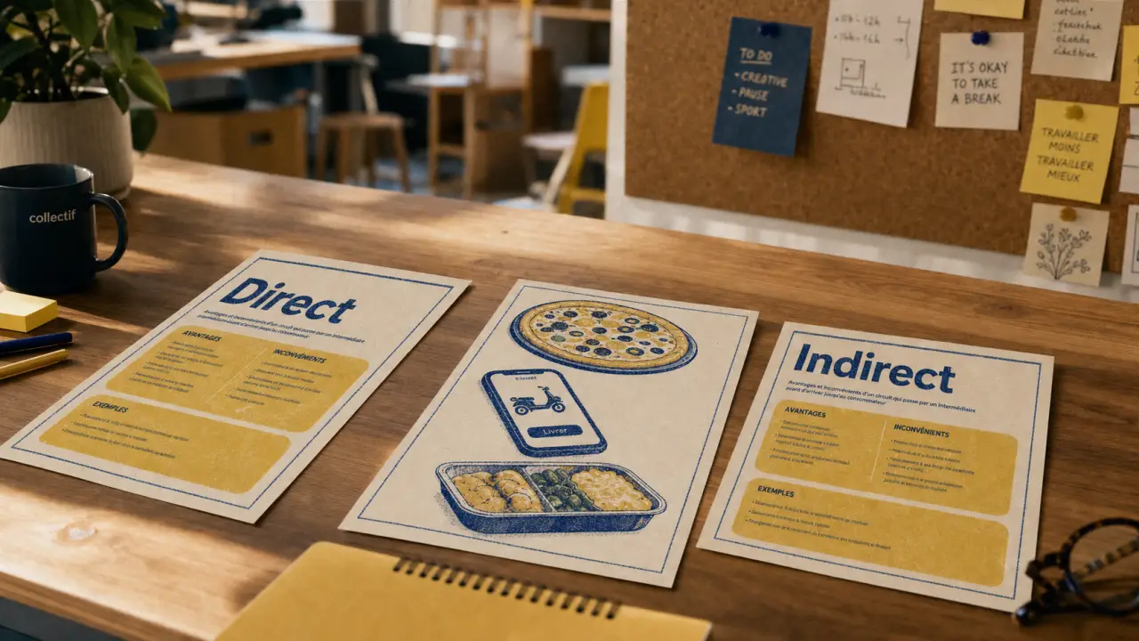 Concurrence direct et indirect : exemple de carte menu