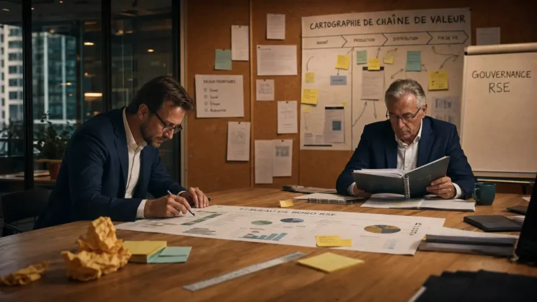 Gouvernance RSE : tableau de bord et comité pour décisions mesurables