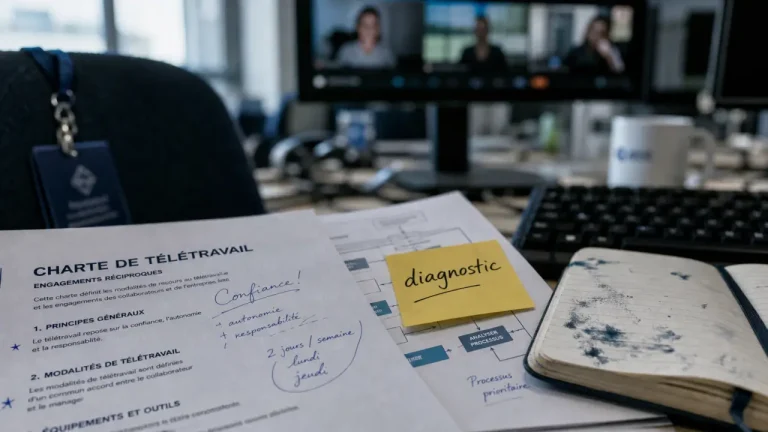 Charte pour mettre en place le télétravail dans une équipe, rituels et confiance