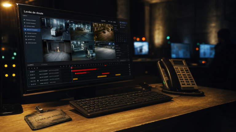 Télésurveillance entreprise : levée de doute, console d’alarme et intervention 24/7