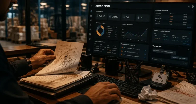 Agent ia pour les achats : tableaux de bord d’automatisation des achats