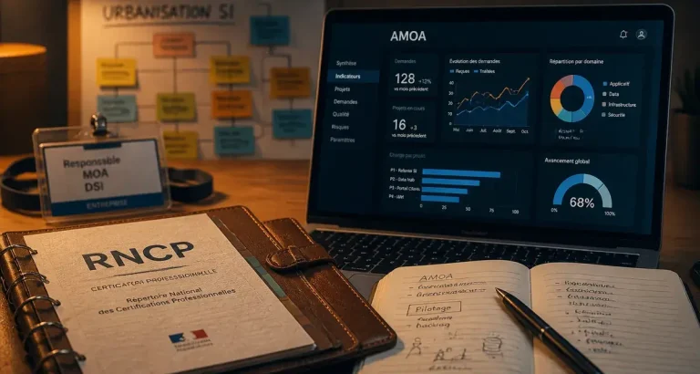 Formation management numérique 13 : master, alternance et certifications (AMOA, BI, RNCP)