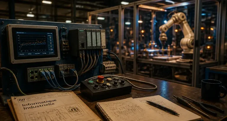 Informatique industrielle formation : maquette IHM et supervision en atelier industriel