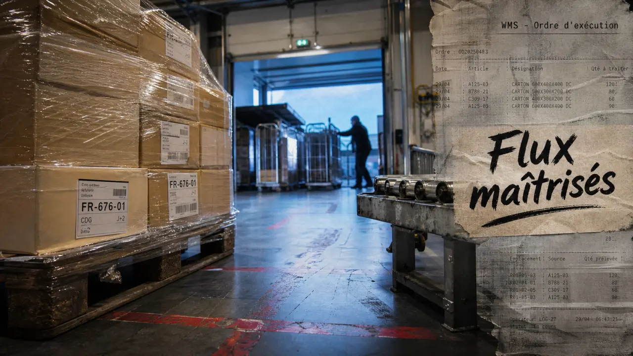 Plateforme logistique : quai et WMS, cross-docking