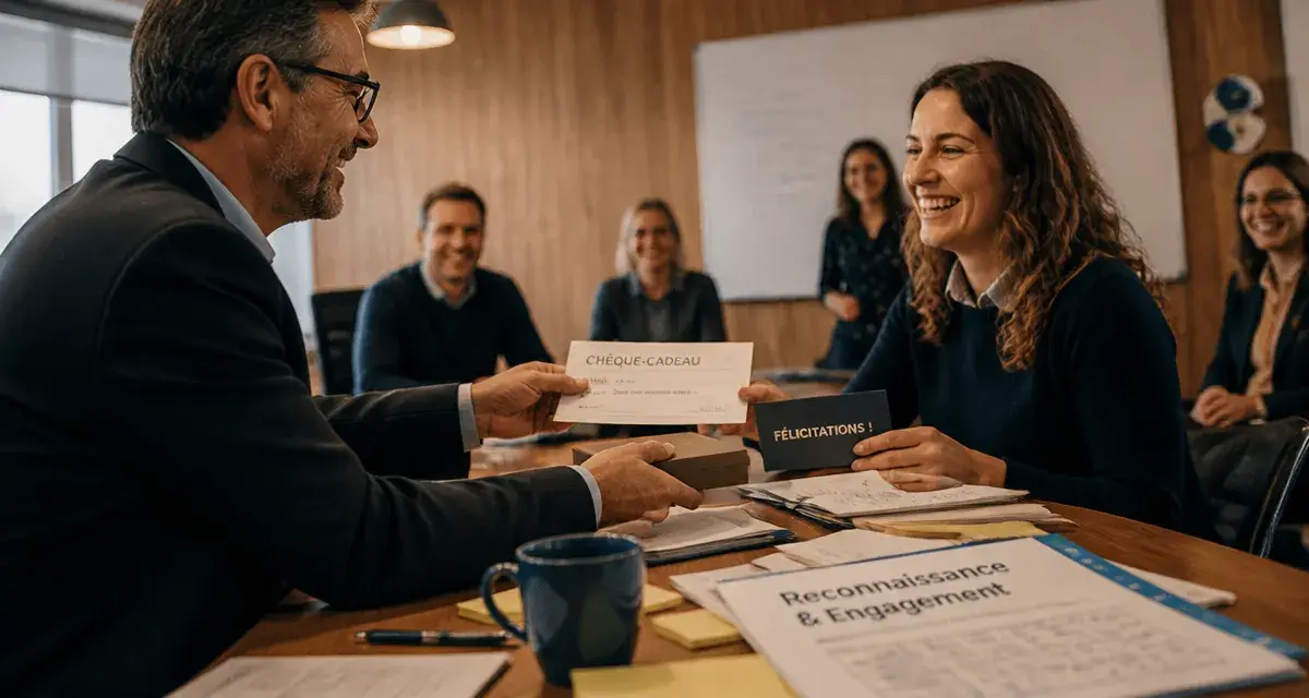 Récompenser les salariés : chèque-cadeau et carte de félicitations en entreprise