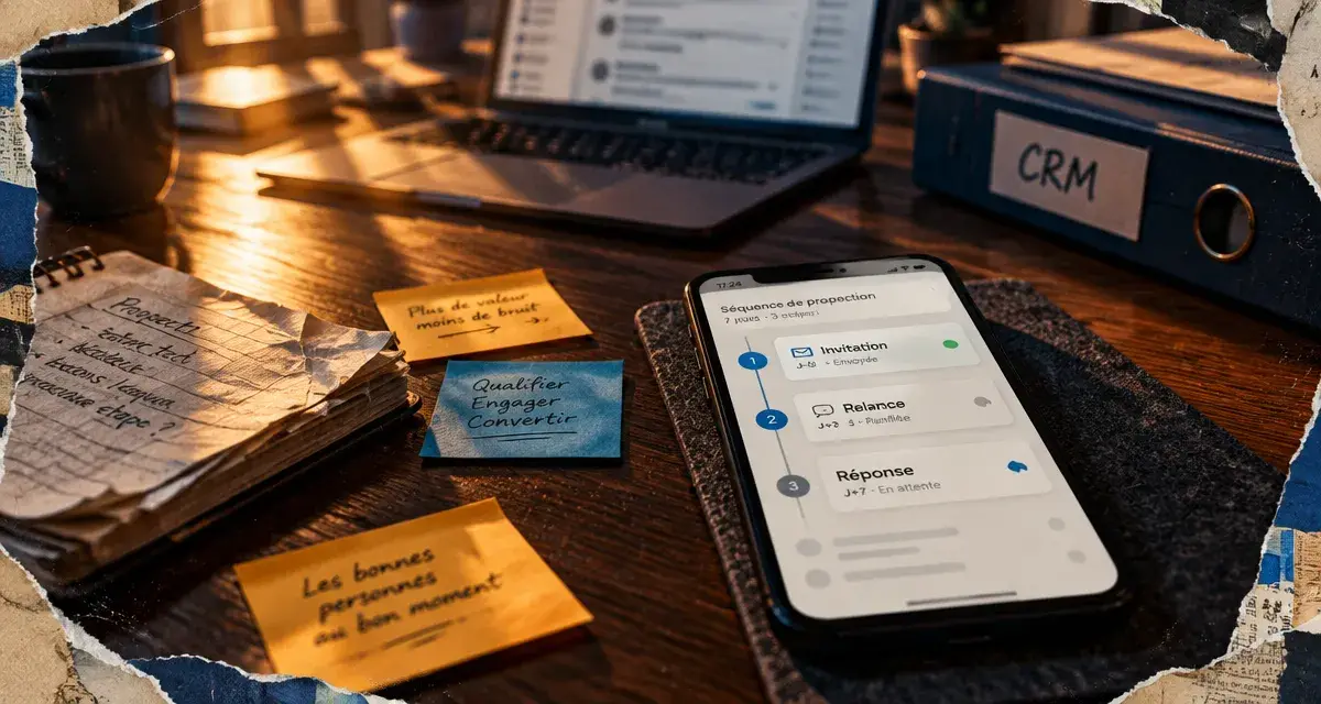 Automatisation LinkedIn : gagner du temps sans cibler