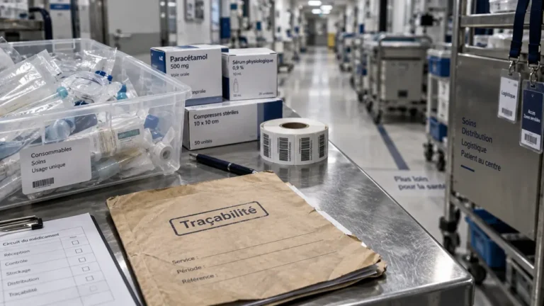 Logistique hospitaliere : traçabilité des dispositifs et médicaments