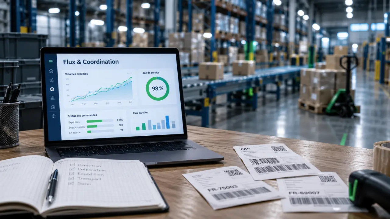 Supply chain métier : flux et coordination en entrepôt